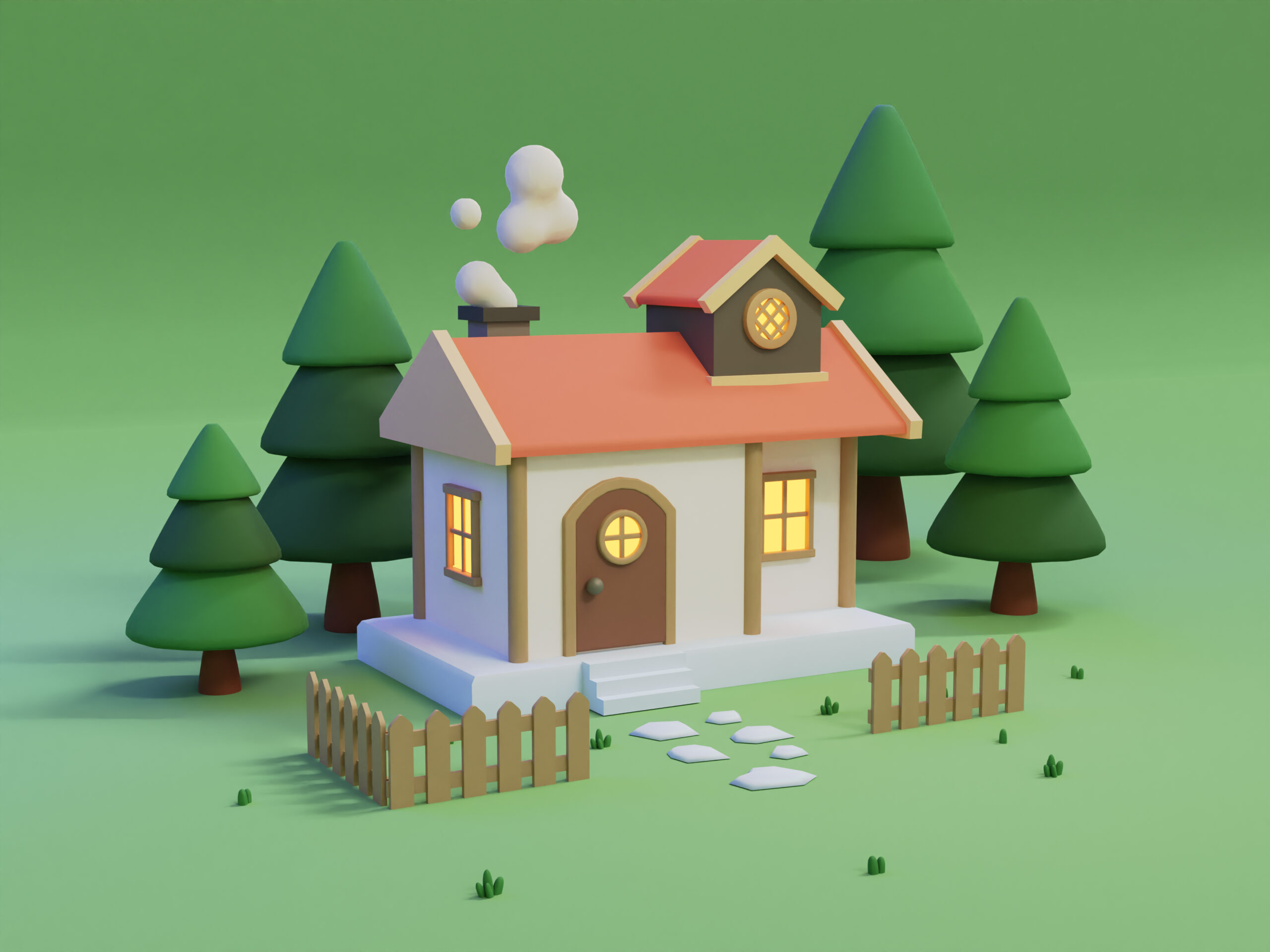 house 3d rendering design 1 scaled